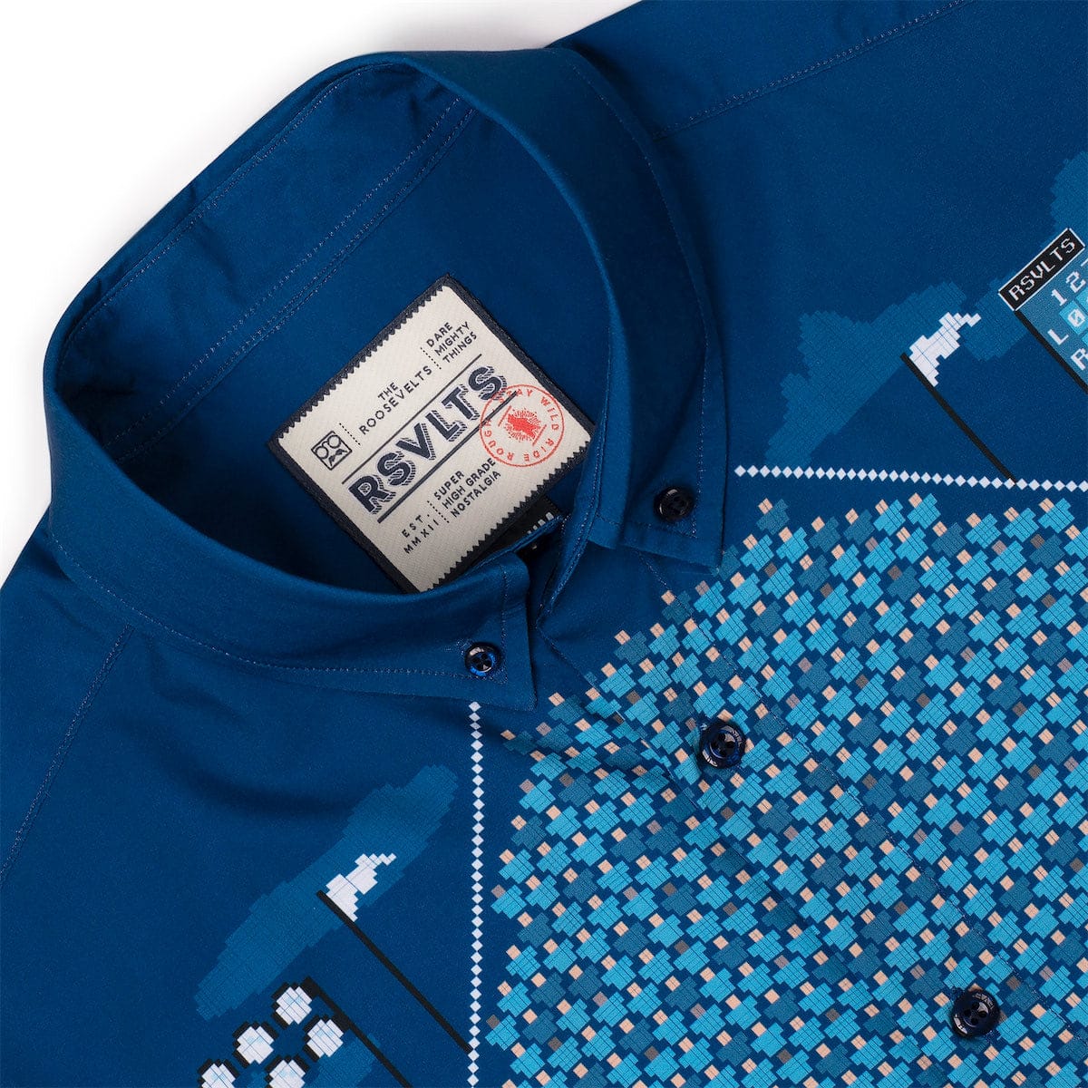 8-Bit Ballpark – KUNUFLEX Short Sleeve Shirt - Image 5