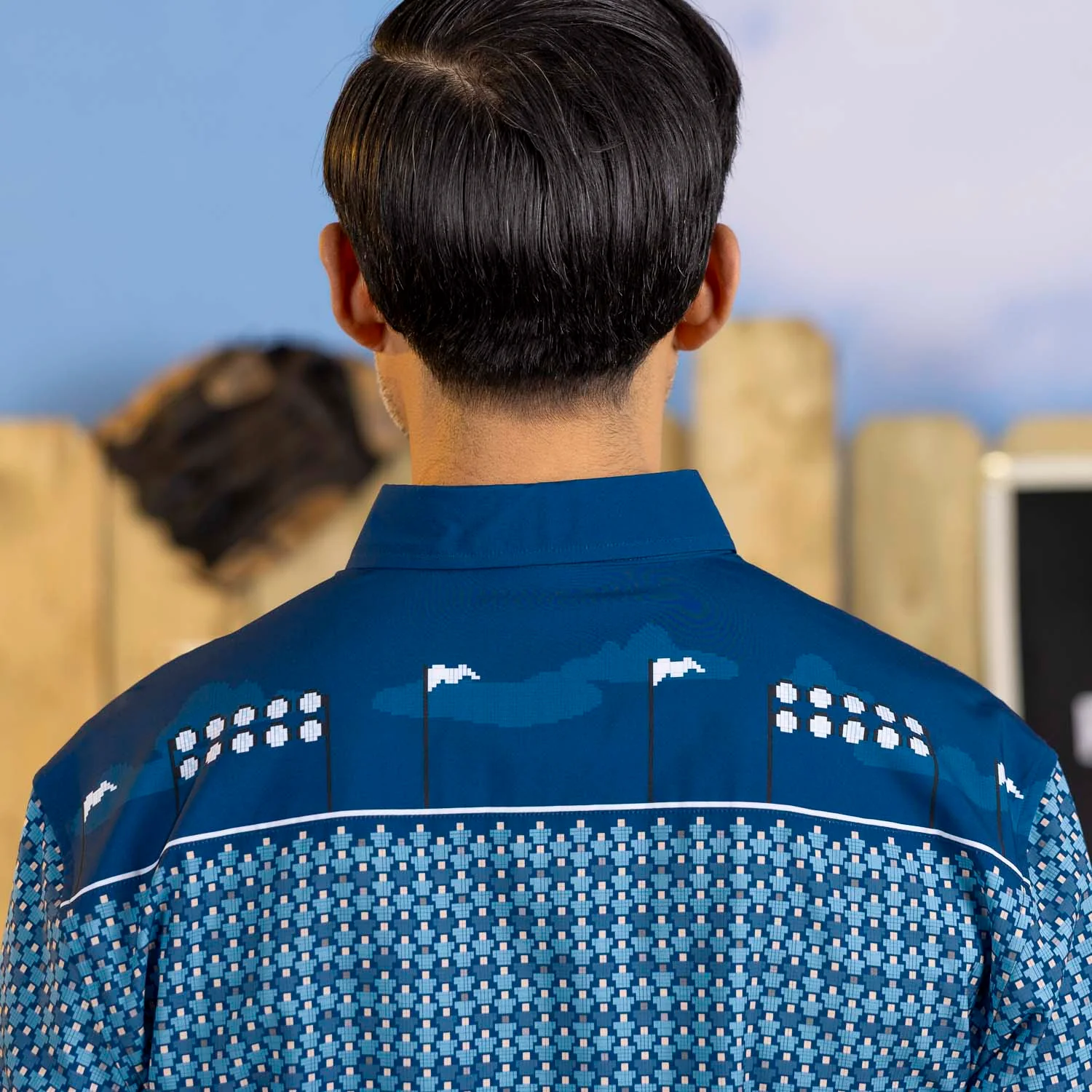 8-Bit Ballpark – KUNUFLEX Short Sleeve Shirt - Image 6