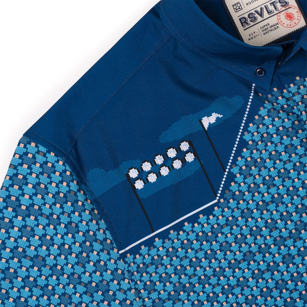 8-Bit Ballpark – KUNUFLEX Short Sleeve Shirt - Image 9