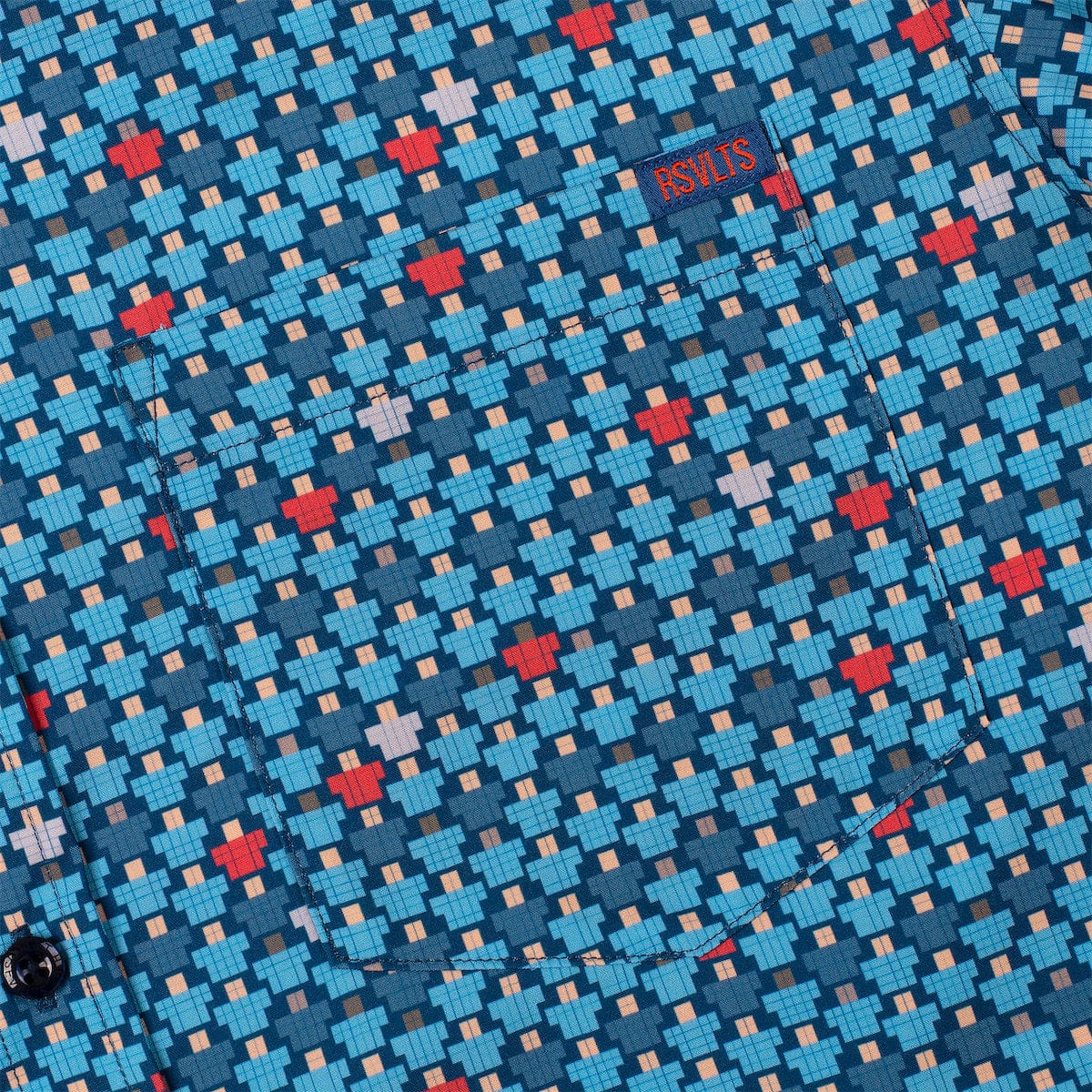 8-Bit Bleachers – KUNUFLEX Short Sleeve Shirt - Image 4