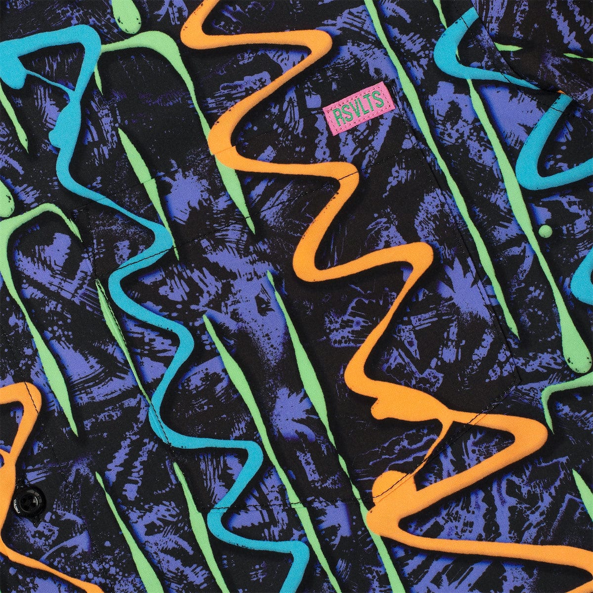 ‘90s Retro "Retro Squigglies" – KUNUFLEX Short Sleeve Shirt - Image 5