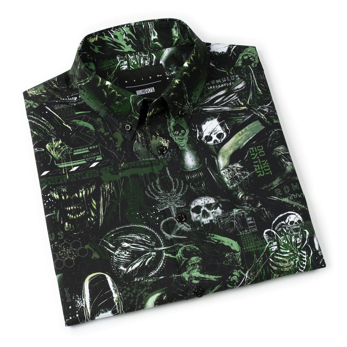 Alien "Containment Breach" – KUNUFLEX Short Sleeve Shirt - Image 8