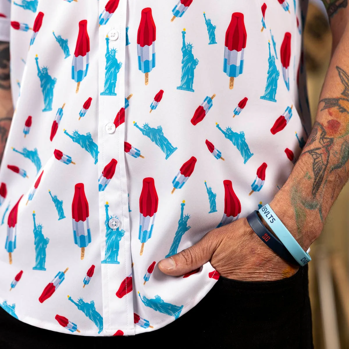 America Pops & Freedom – KUNUFLEX Short Sleeve Shirt (Legends Edition) - Image 6