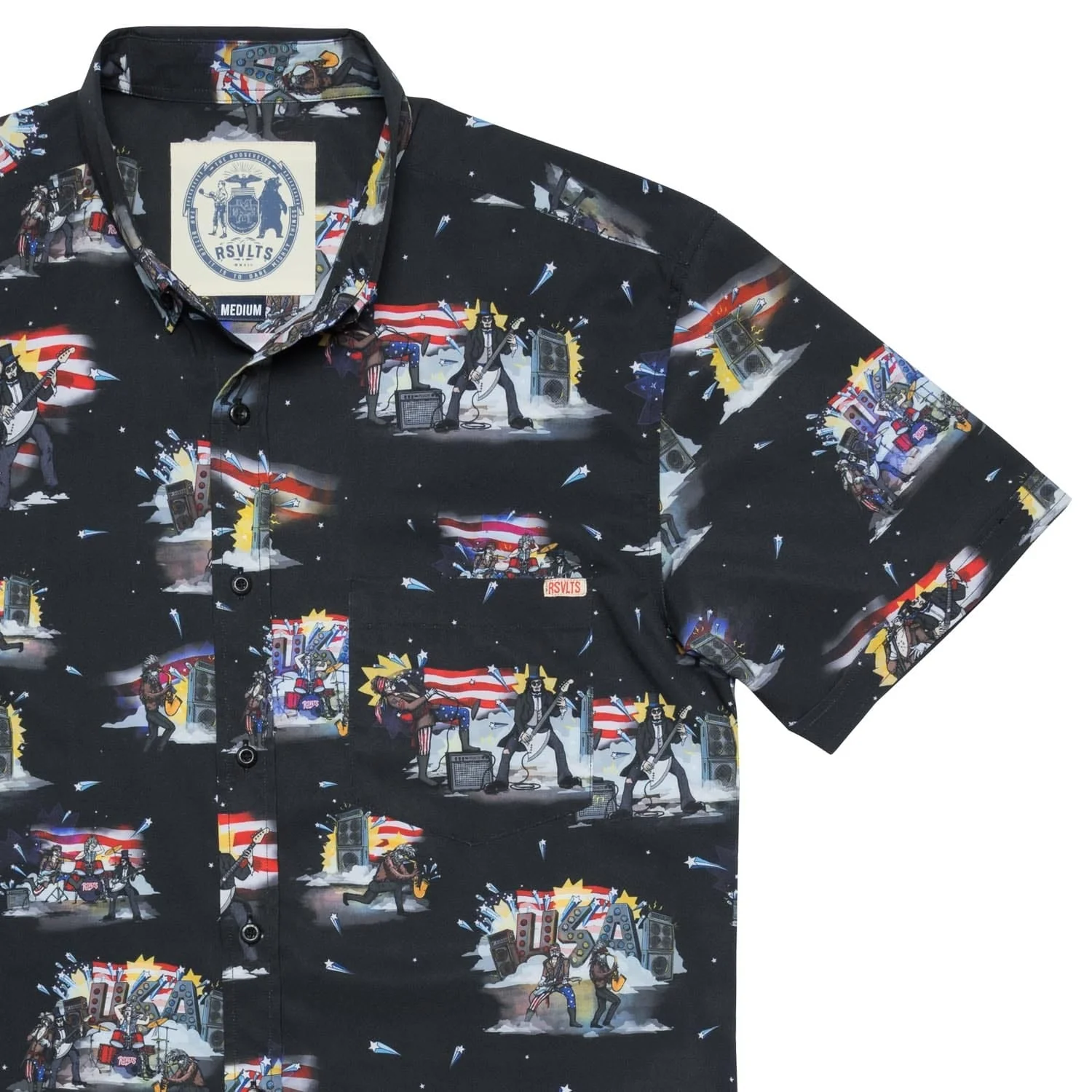 Plymouth Rock Gods – KUNUFLEX Short Sleeve Shirt - Image 2