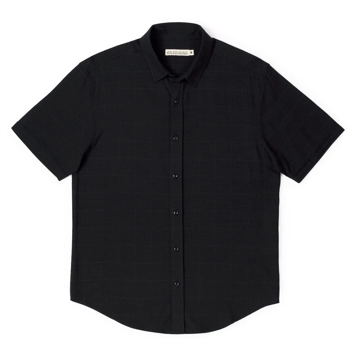 Obsidian Black – Bamboo Short Sleeve Shirt - Image 5