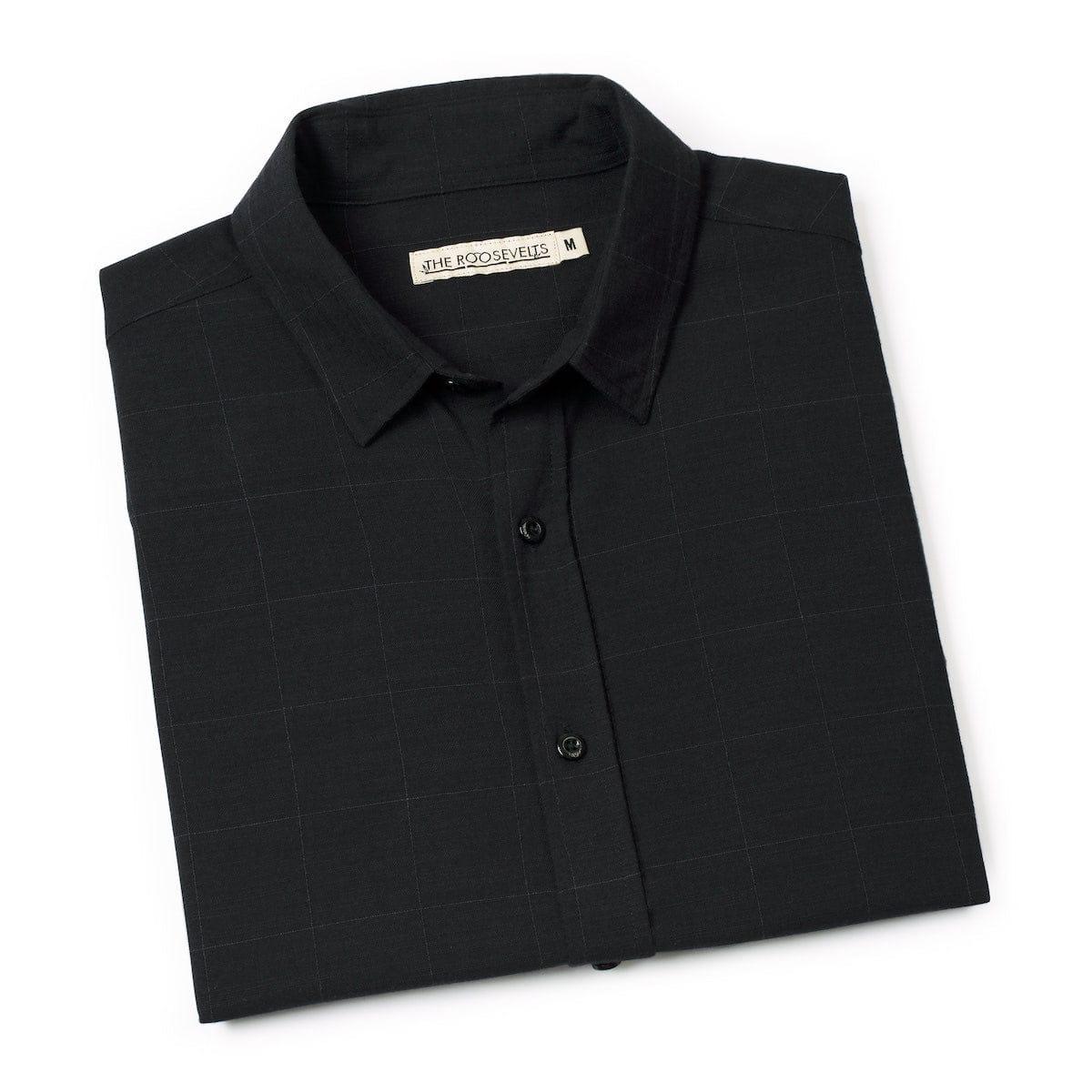 Obsidian Black – Bamboo Short Sleeve Shirt - Image 8