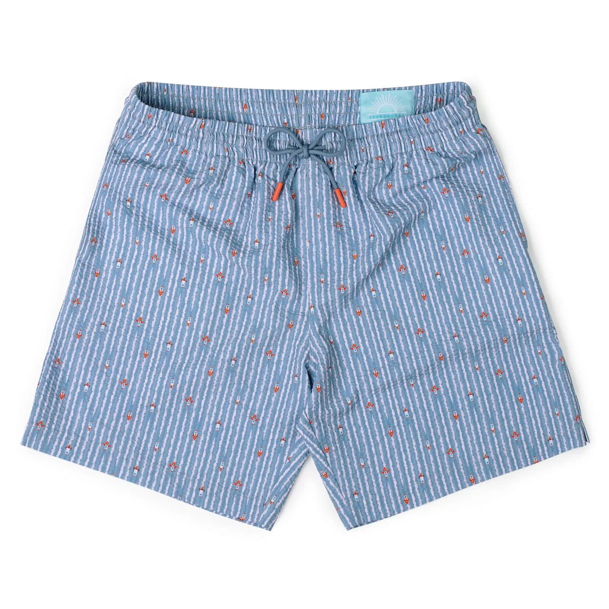 Blast Off! – Stretch Seersucker Hybrid Shorts - Image 2