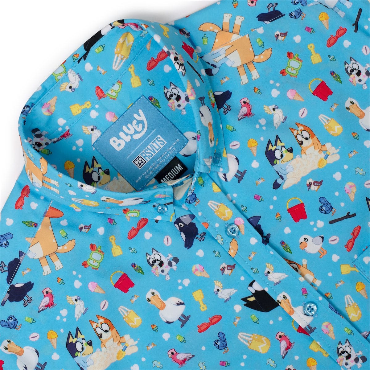Bluey "Beach Day" – KUNUFLEX Short Sleeve Shirt - Image 6