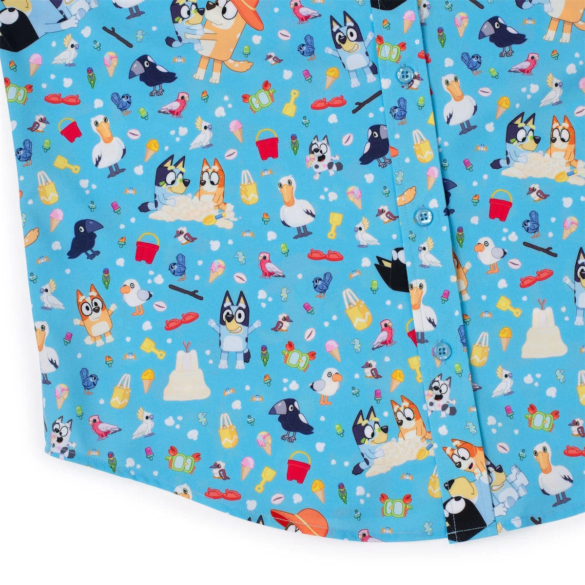 Bluey "Beach Day" – KUNUFLEX Short Sleeve Shirt - Image 7
