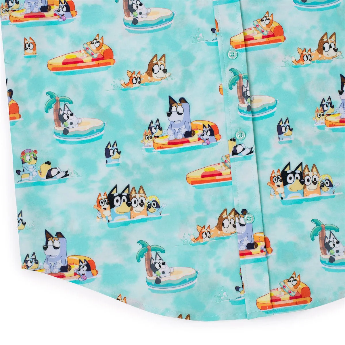 Bluey "Everybody in the Pool" – KUNUFLEX Short Sleeve Shirt - Image 6