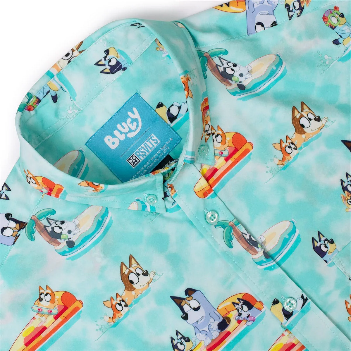 Bluey "Everybody in the Pool" – KUNUFLEX Short Sleeve Shirt - Image 7