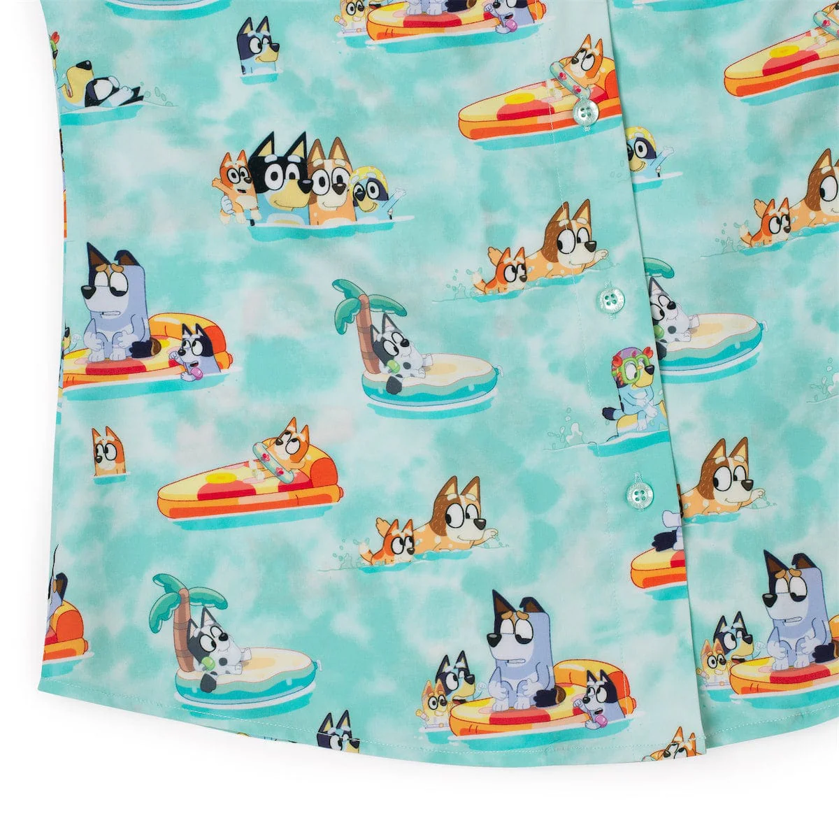 Bluey "Everybody in the Pool" – Women's KUNUFLEX Short Sleeve Shirt - Image 6