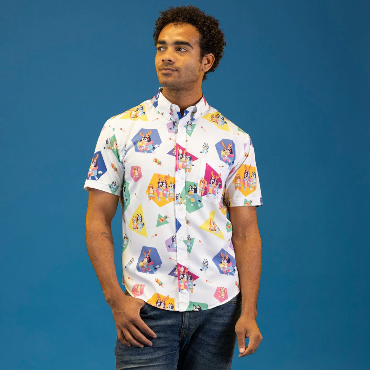 Bluey "Magic Xylophone" – KUNUFLEX Short Sleeve Shirt - Image 3