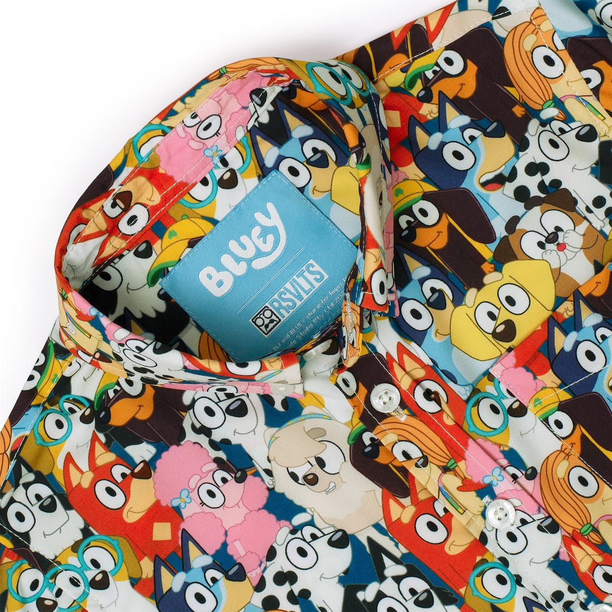 Bluey "Primary Pals" – Preschooler KUNUFLEX Short Sleeve Shirt - Image 3