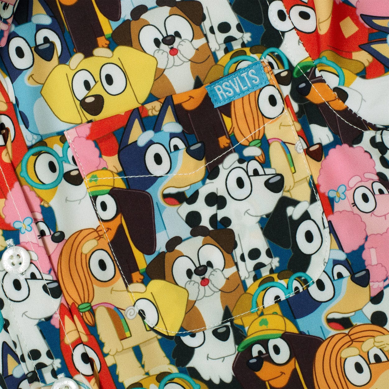 Bluey "Primary Pals" – Preschooler KUNUFLEX Short Sleeve Shirt - Image 4