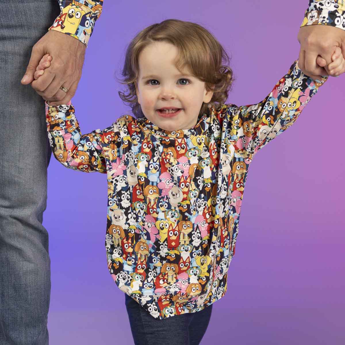 Bluey "Primary Pals" – Preschooler Performance Hoodie