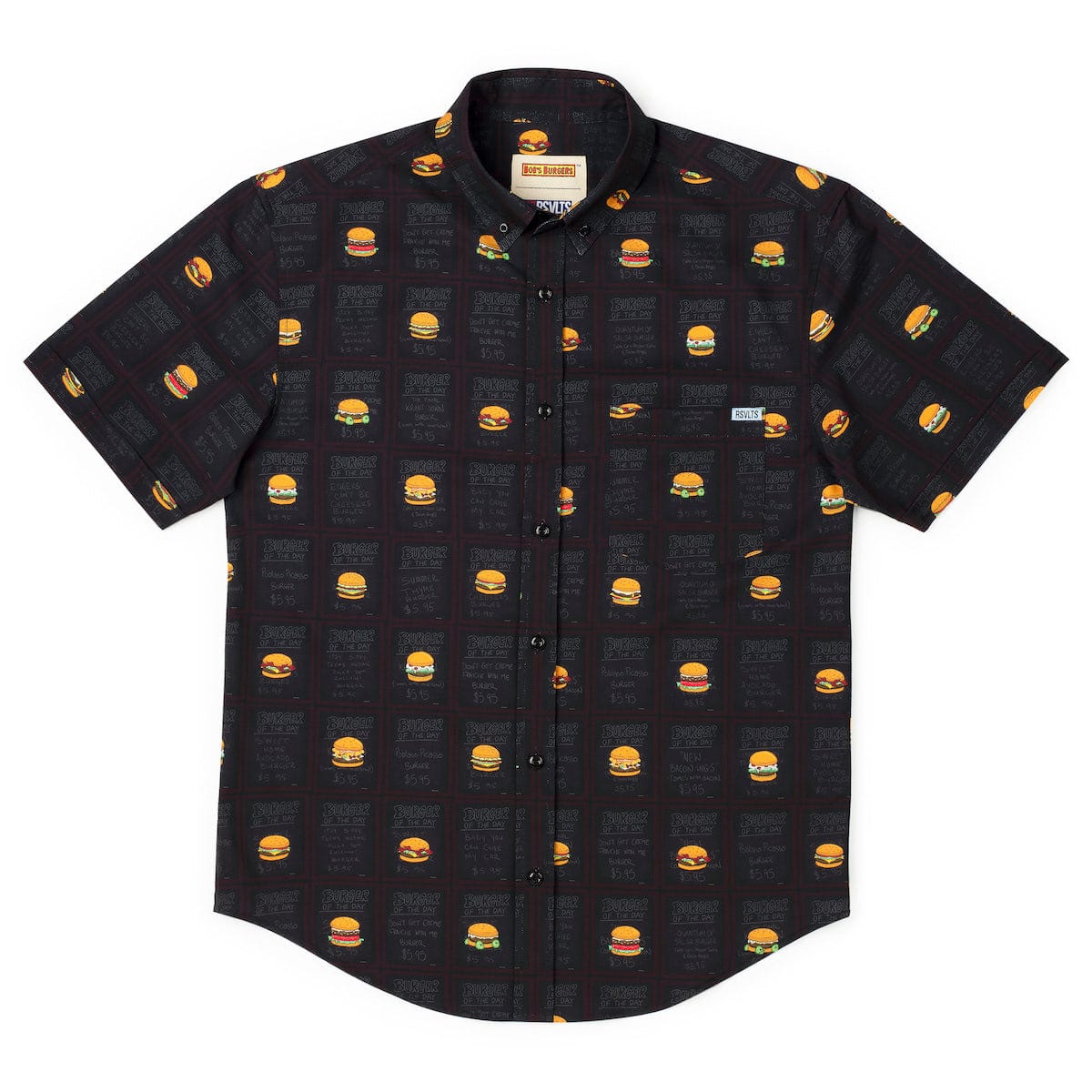 Bob's Burgers "Burgers of the Day" – KUNUFLEX Short Sleeve Shirt - Image 5