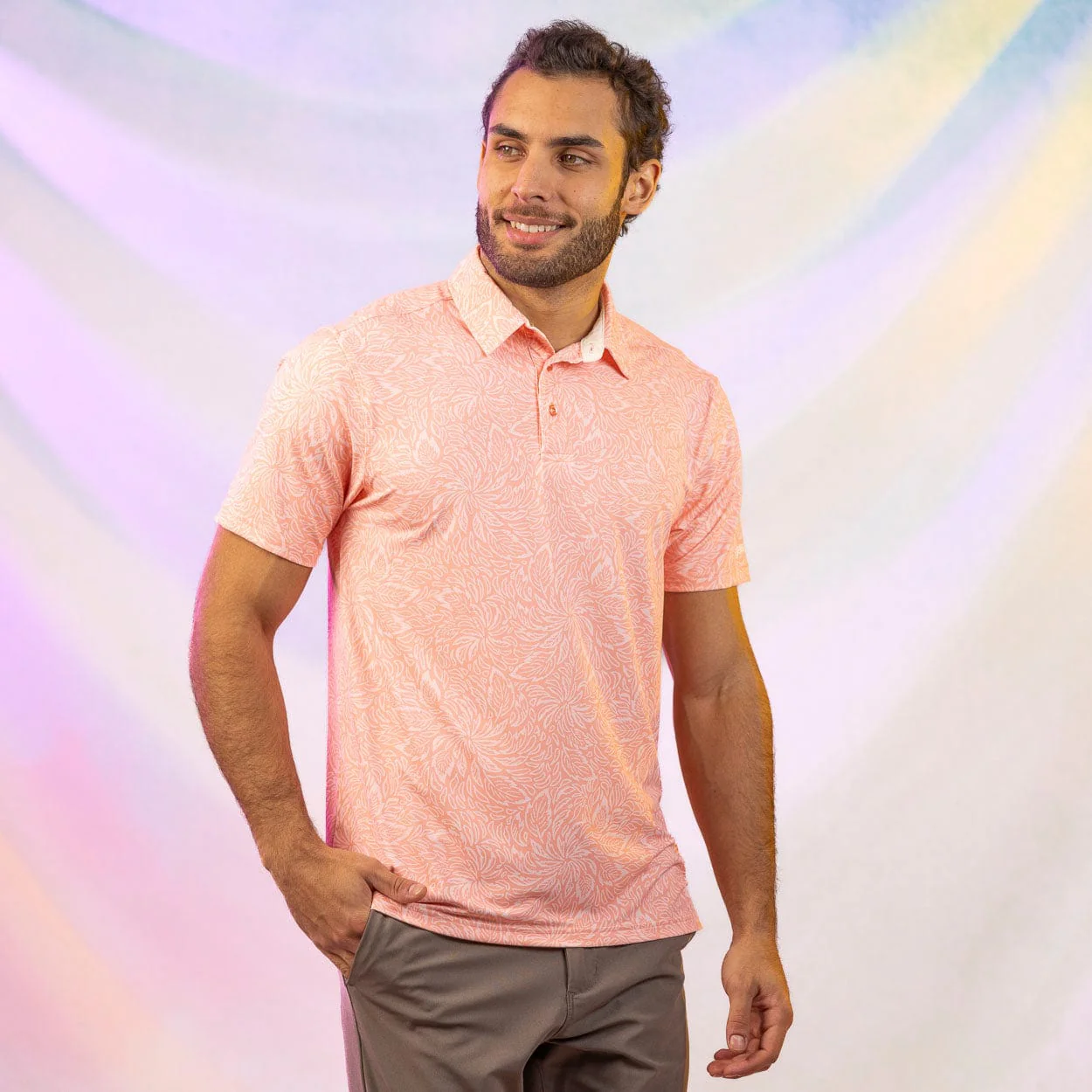 Breakfast Balls® "Coral Leaf" – All-Day Polo - Image 3