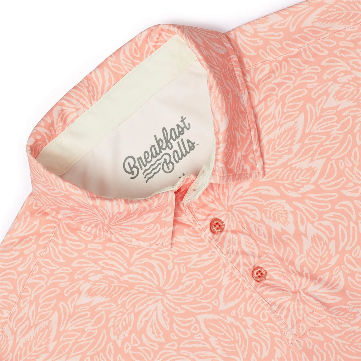 Breakfast Balls® "Coral Leaf" – All-Day Polo - Image 7