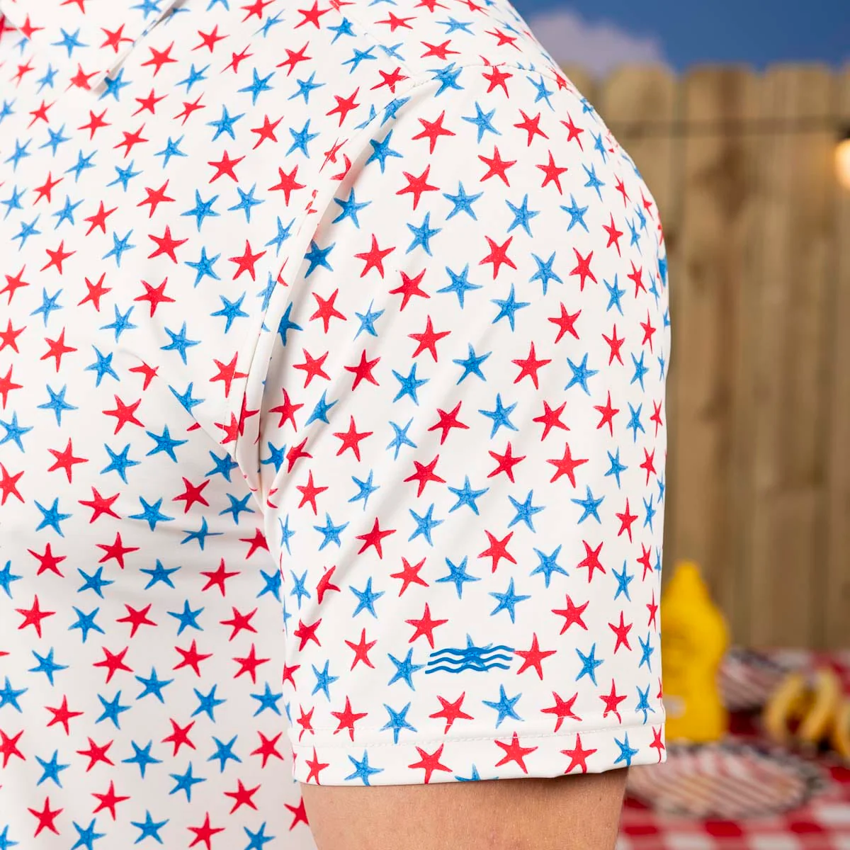Breakfast Balls® "Starfish Spangled" – All-Day Polo - Image 6