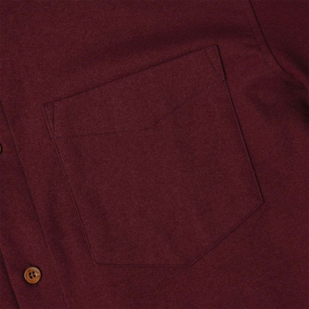 Burgundy – BorlandFlex™ Long Sleeve Flannel (2024 Fit) - Image 5