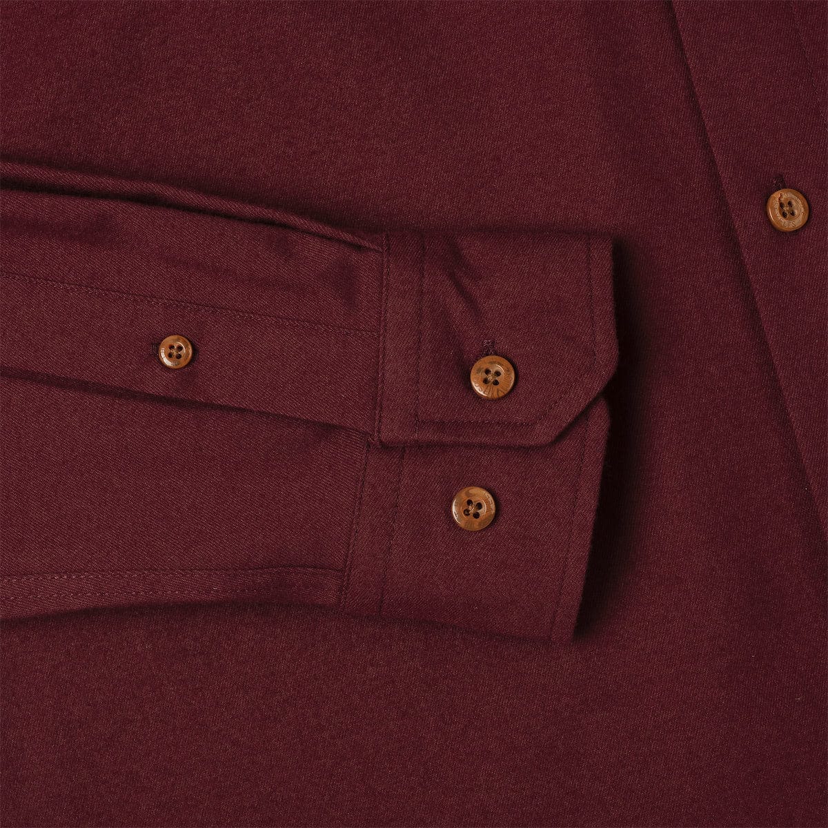 Burgundy – BorlandFlex™ Long Sleeve Flannel (2024 Fit) - Image 6