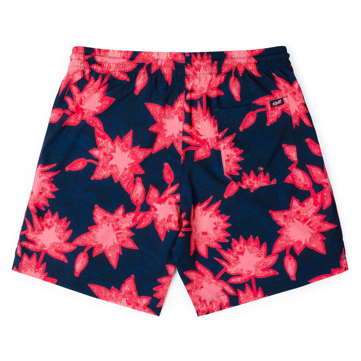 Camp Kunu Floral (Red) – Hybrid Shorts - Image 4