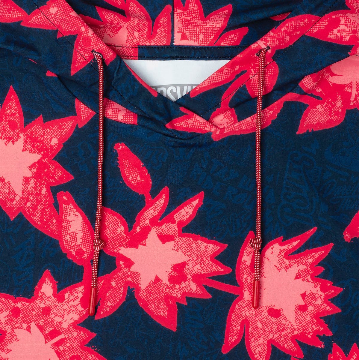 Camp Kunu Floral (Red) – Performance Hoodie - Image 3