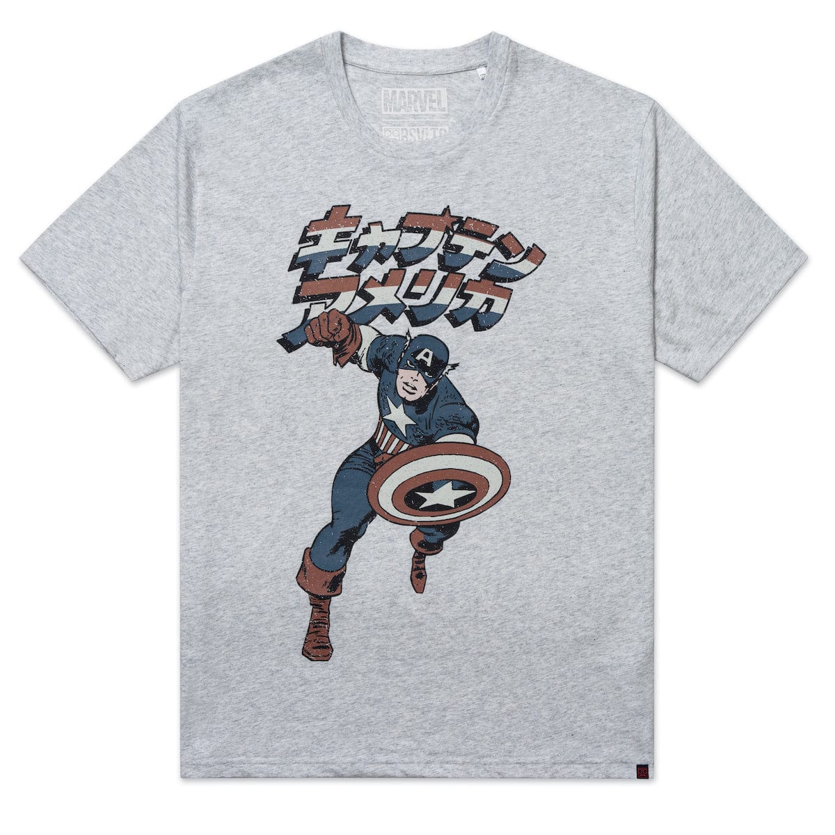Captain America "Home and Abroad" – Crewneck Tee
