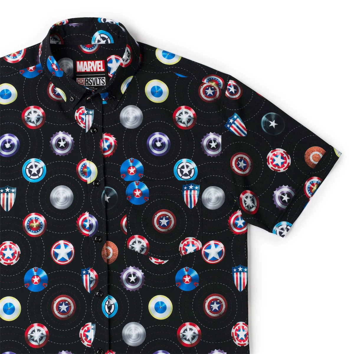 Captain America "Wield the Shield" – KUNUFLEX Short Sleeve Shirt