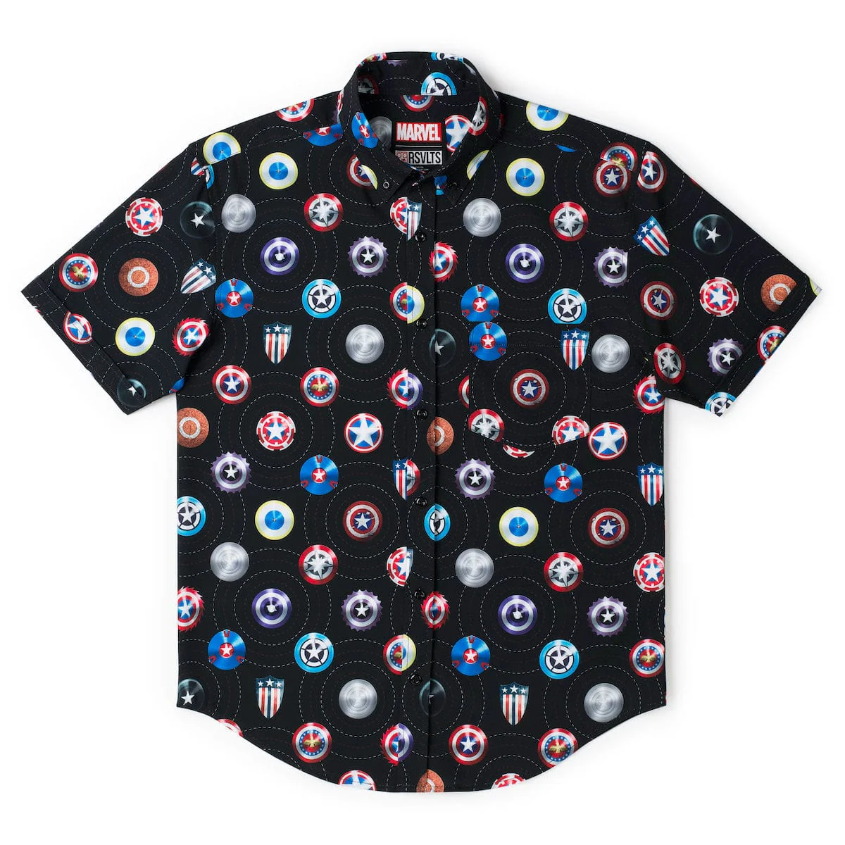 Captain America "Wield the Shield" – KUNUFLEX Short Sleeve Shirt - Image 5