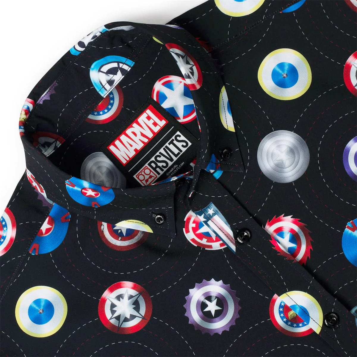 Captain America "Wield the Shield" – KUNUFLEX Short Sleeve Shirt - Image 6