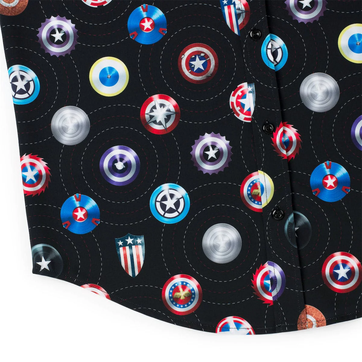 Captain America "Wield the Shield" – KUNUFLEX Short Sleeve Shirt - Image 7
