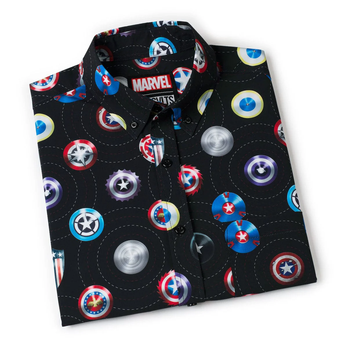 Captain America "Wield the Shield" – KUNUFLEX Short Sleeve Shirt - Image 8