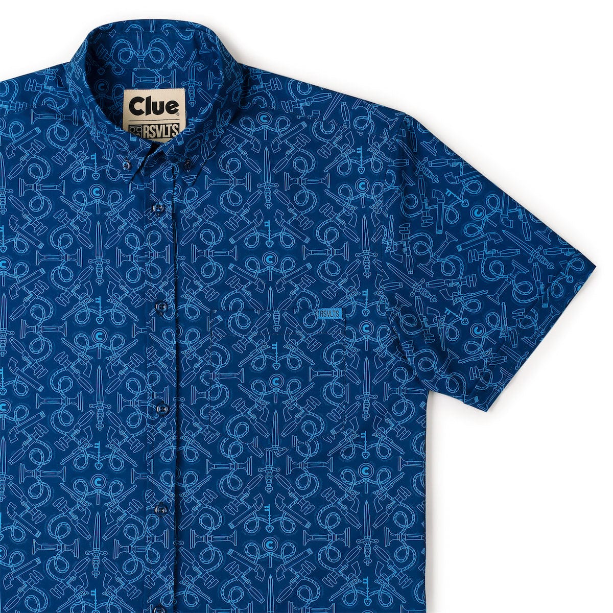 Clue "Choose Your Weapon" – KUNUFLEX Short Sleeve Shirt