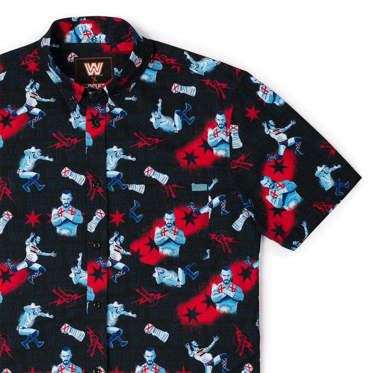 CM Punk "Best in the World" – KUNUFLEX Short Sleeve Shirt