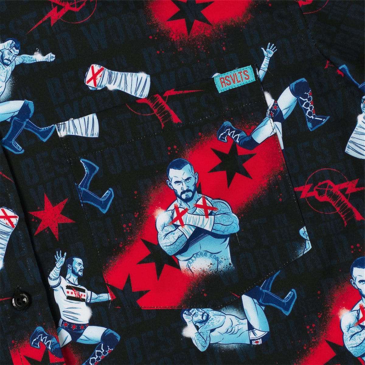 CM Punk "Best in the World" – KUNUFLEX Short Sleeve Shirt - Image 3