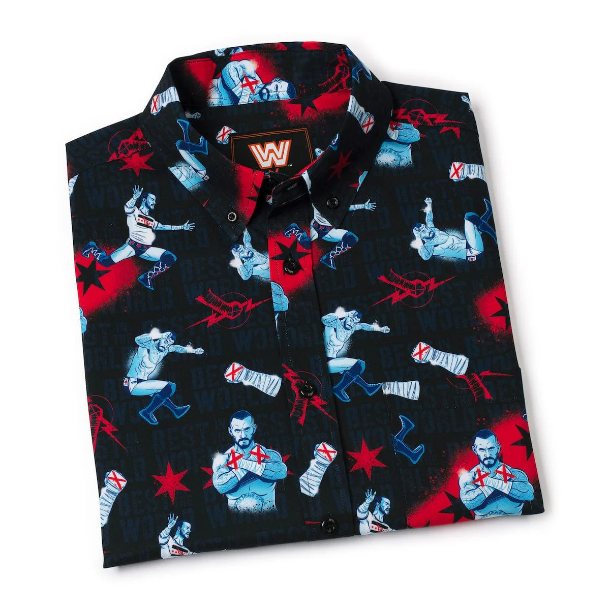 CM Punk "Best in the World" – KUNUFLEX Short Sleeve Shirt - Image 6