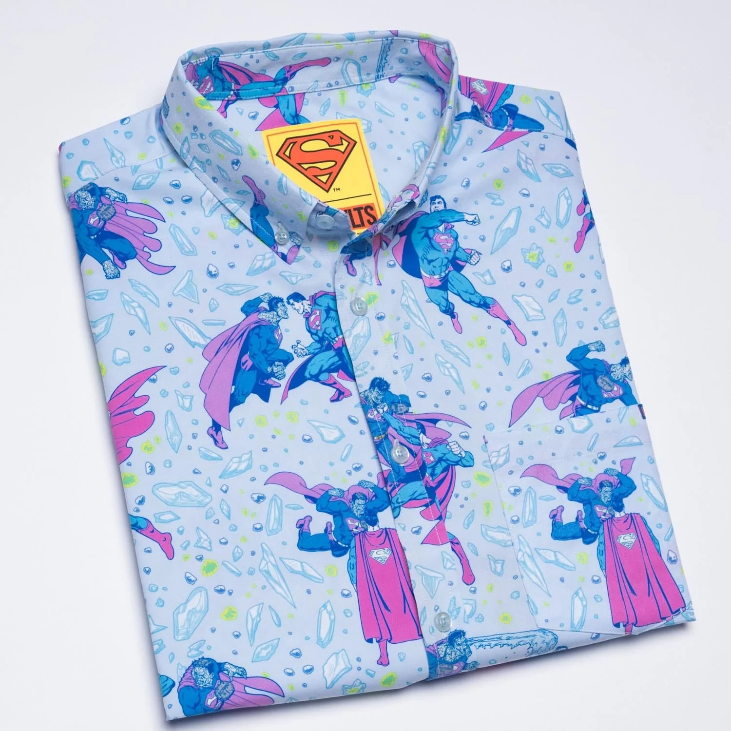 Superman™ "Superman vs. Bizarro™" – KUNUFLEX Short Sleeve Shirt - Image 10