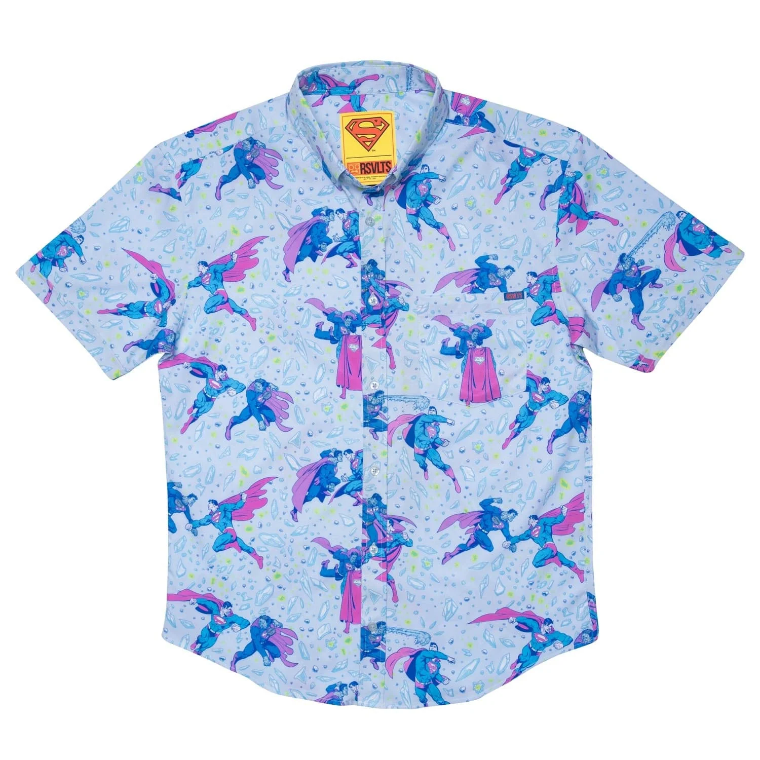 Superman™ "Superman vs. Bizarro™" – KUNUFLEX Short Sleeve Shirt - Image 2