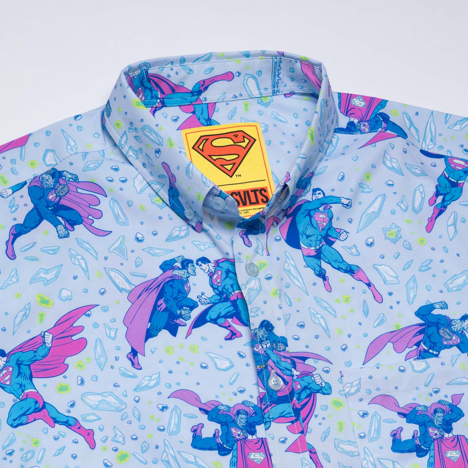 Superman™ "Superman vs. Bizarro™" – KUNUFLEX Short Sleeve Shirt - Image 9