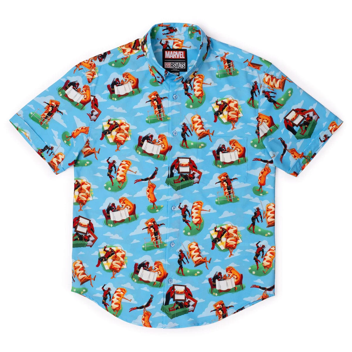 Deadpool "Chimichanga Dreams" – KUNUFLEX Short Sleeve Shirt - Image 5