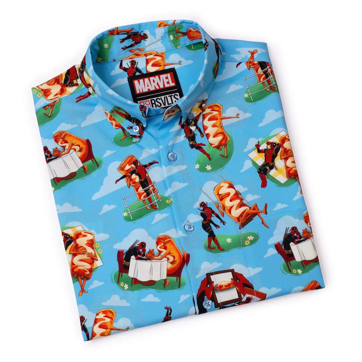 Deadpool "Chimichanga Dreams" – KUNUFLEX Short Sleeve Shirt - Image 8