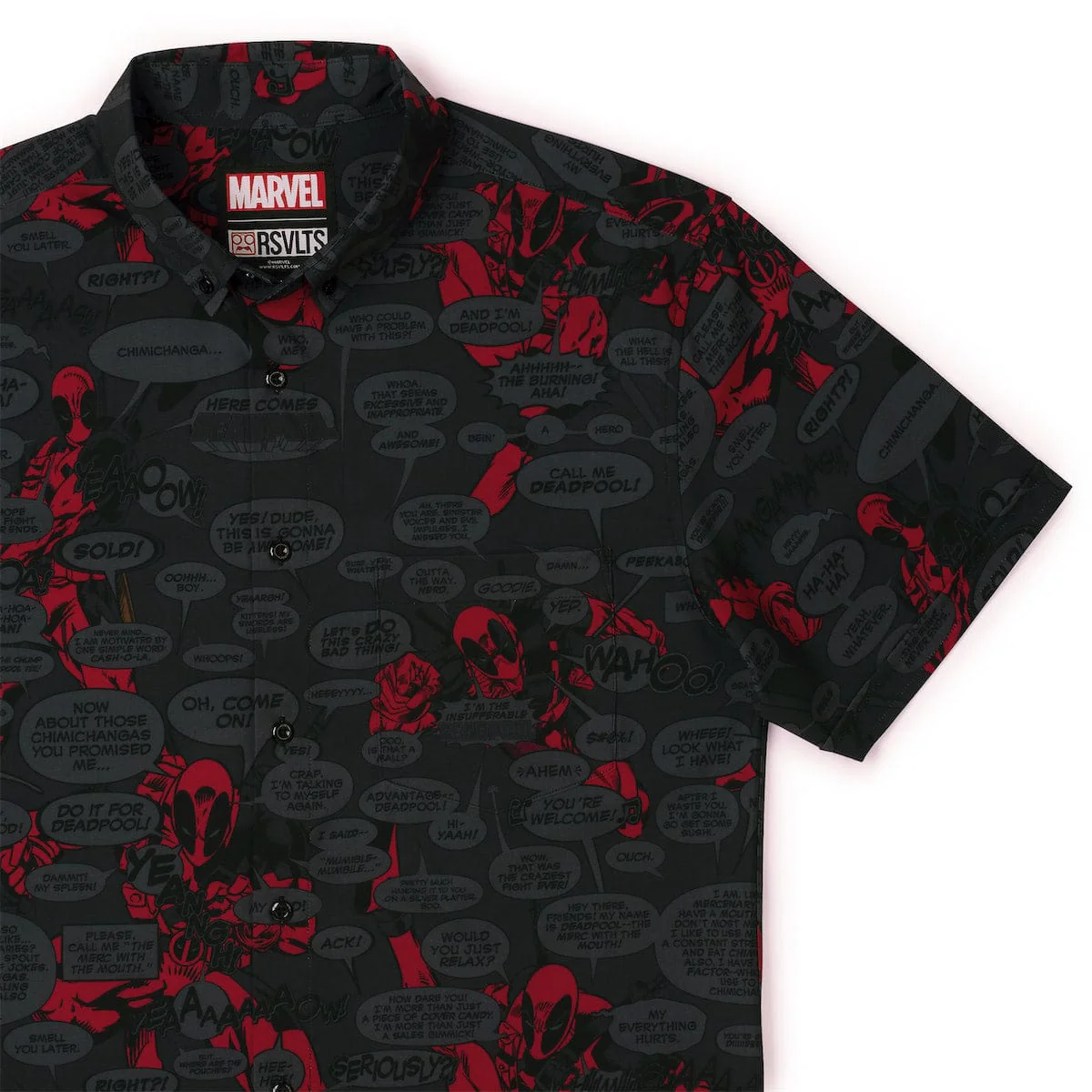 Deadpool "Merc with a Mouth" – KUNUFLEX Short Sleeve Shirt - Image 2