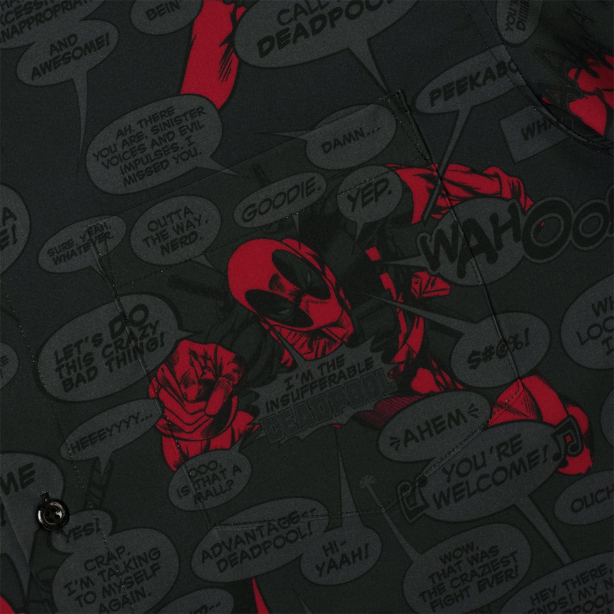 Deadpool "Merc with a Mouth" – KUNUFLEX Short Sleeve Shirt - Image 3