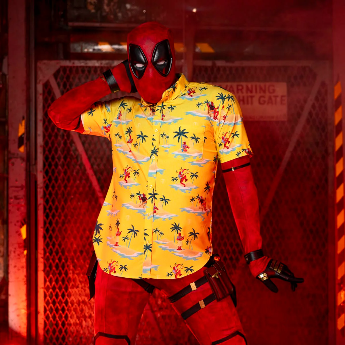 Deadpool "Stuntpool" – KUNUFLEX Short Sleeve Shirt - Image 2