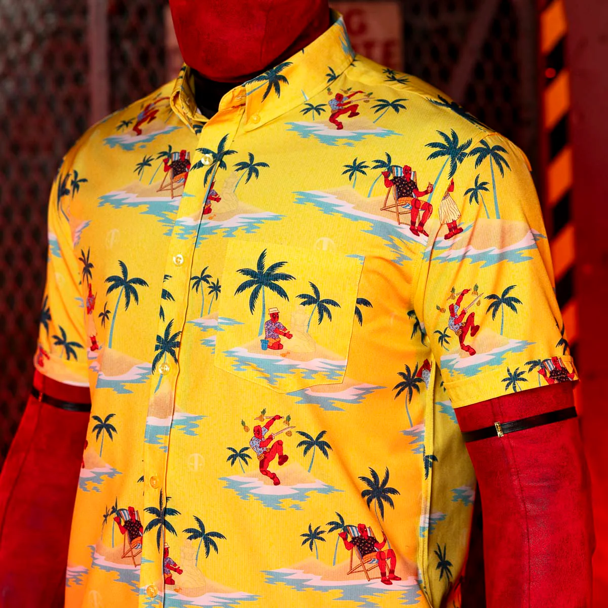 Deadpool "Stuntpool" – KUNUFLEX Short Sleeve Shirt - Image 4