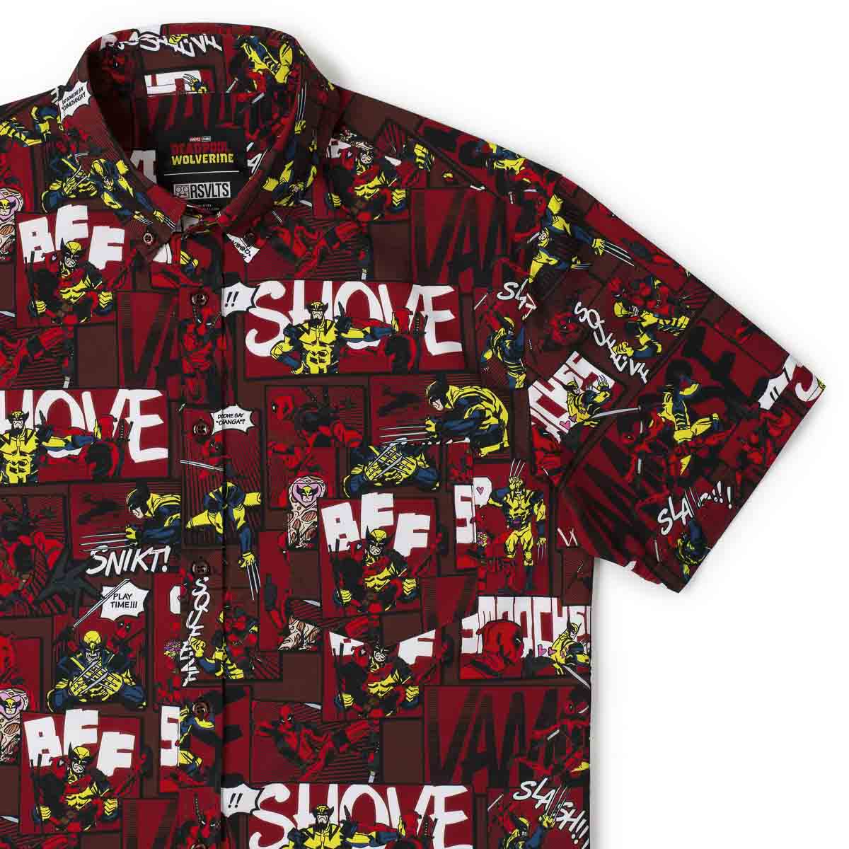 Deadpool & Wolverine "Snikts & Smooches" – KUNUFLEX Short Sleeve Shirt - Image 2