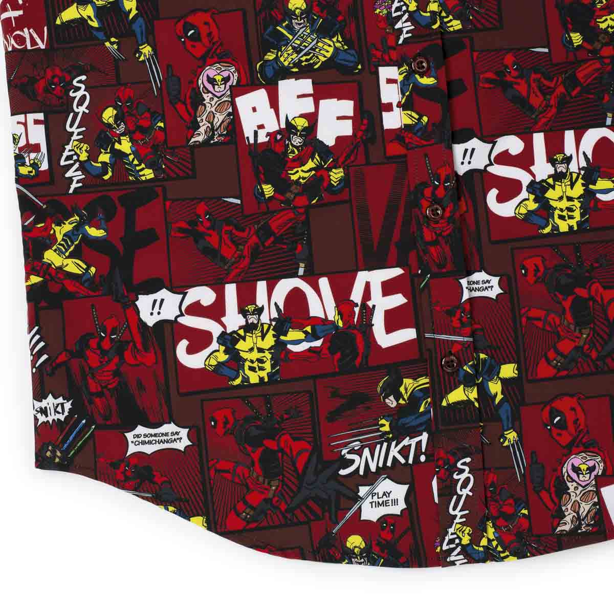 Deadpool & Wolverine "Snikts & Smooches" – KUNUFLEX Short Sleeve Shirt - Image 7