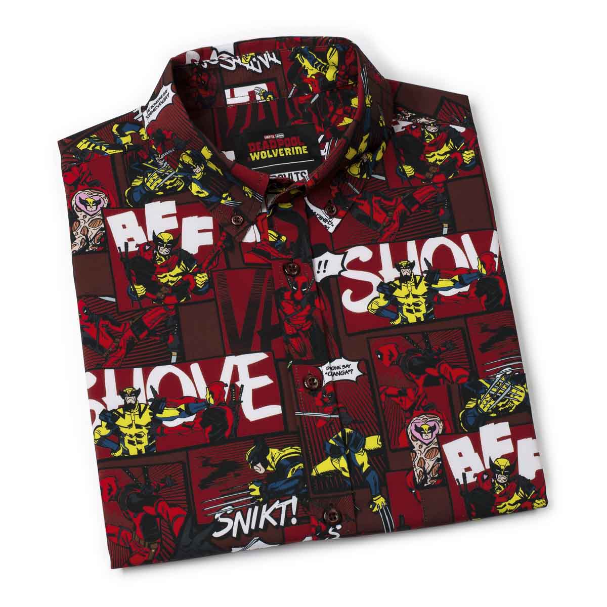Deadpool & Wolverine "Snikts & Smooches" – KUNUFLEX Short Sleeve Shirt - Image 8